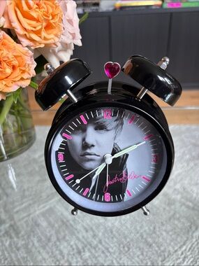 Justin Bieber Alarm Clock - Twin Bell Style
